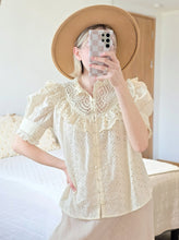Load image into Gallery viewer, Love The Label Eyelet Blouse (M)
