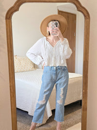 Levi's 501 Straight Crop Jeans (28)