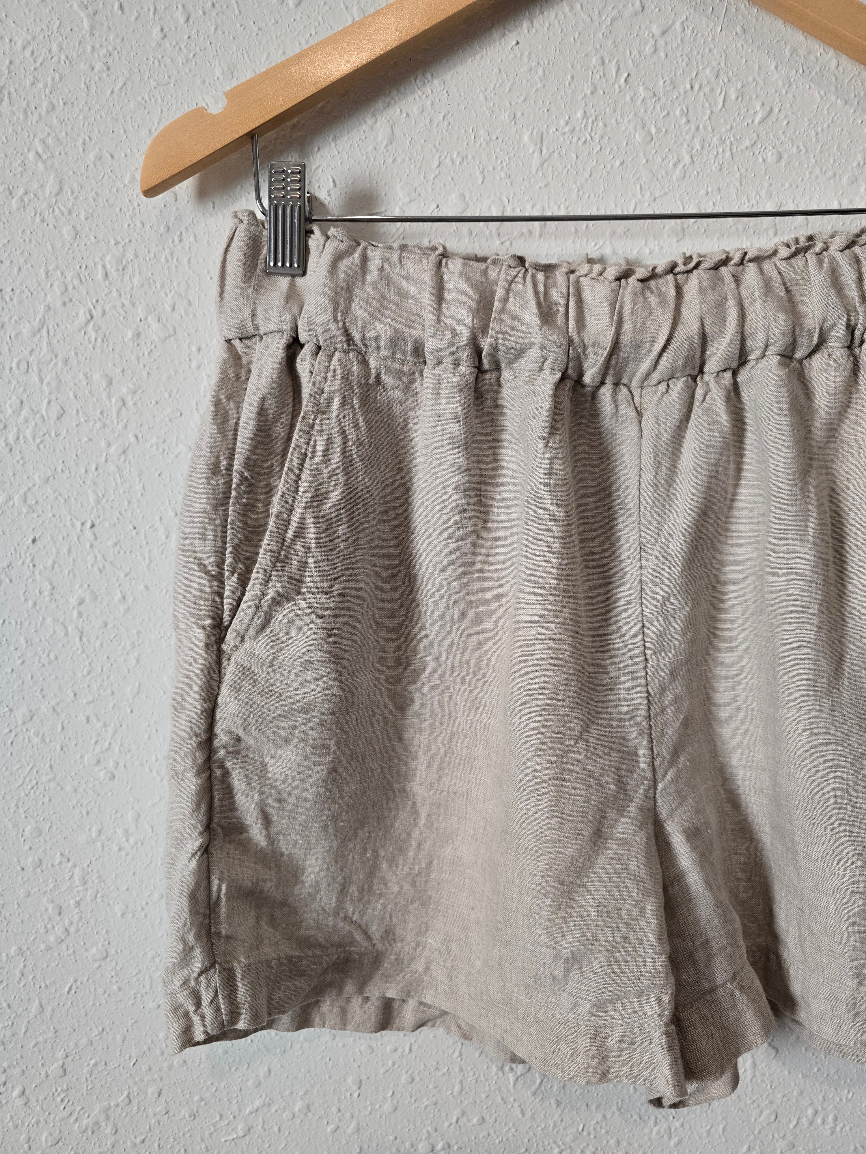 J.Crew Linen Pull On Shorts (S)