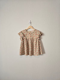 A&F Floral Ruffle Top (M)