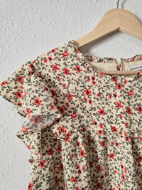 A&F Floral Ruffle Top (M)