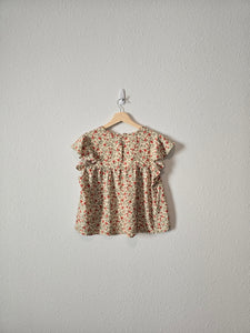 A&F Floral Ruffle Top (M)