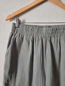 Wide Leg Gauze Pants (M)