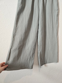 Wide Leg Gauze Pants (M)