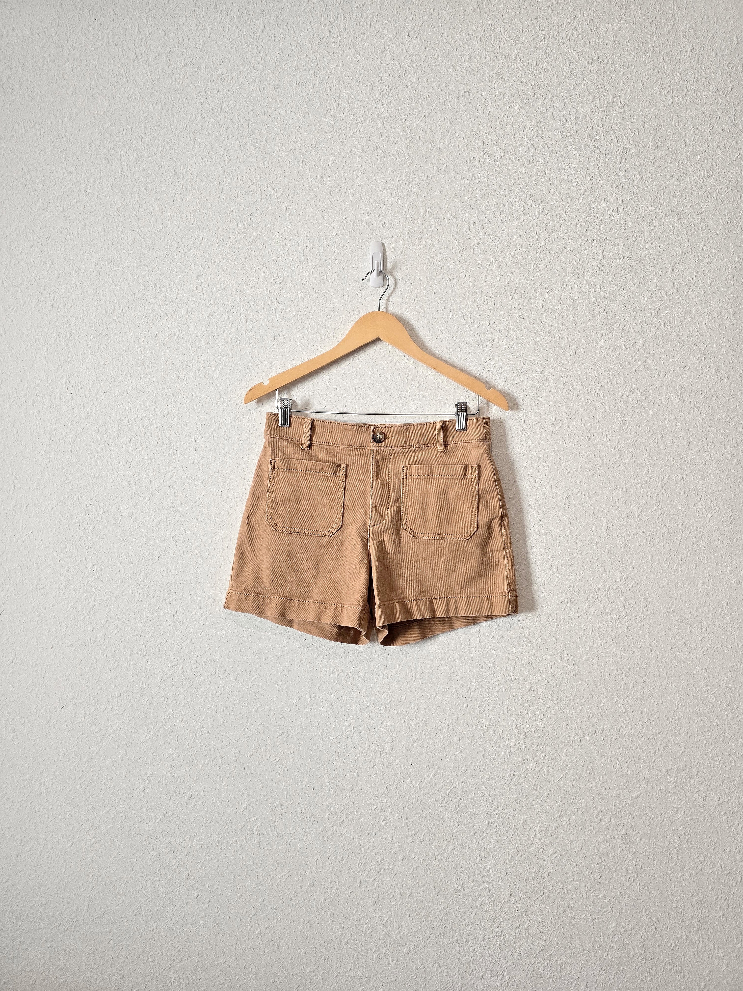 Loft Camel Pocket Front Shorts (2)