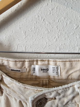 Load image into Gallery viewer, Mango Ecru Wide Leg Jeans (6)
