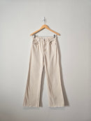 Mango Ecru Wide Leg Jeans (6)