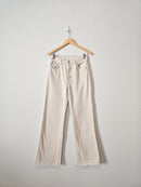 Mango Ecru Wide Leg Jeans (6)