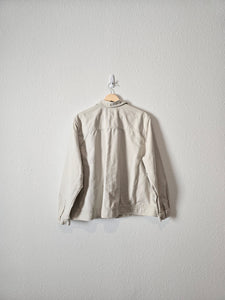 Vintage Oat Button Up Jacket (1X)