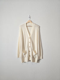 Cozy Button Up Cardigan (L)