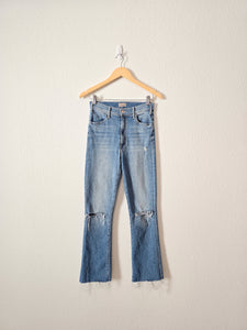 Mother Ankle Fray High Rise Jeans (26)