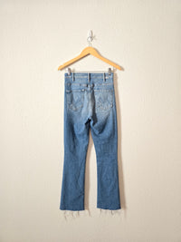 Mother Ankle Fray High Rise Jeans (26)