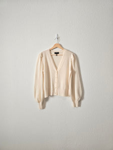 Cashmere Button Up Sweater (M)