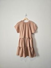Load image into Gallery viewer, Neutral Tiered Mini Dress (L)
