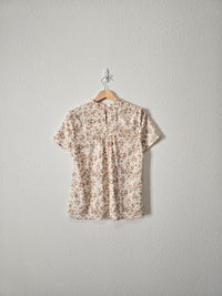 Bohme Floral Smocked Top (XS)