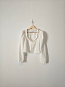 Topshop Puff Sleeve Top (6)