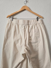 J.Crew Cream Wide Leg Pants (L)