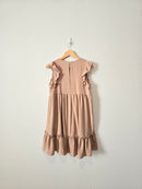 Altar'd State Neutral Ruffle Dress (S)