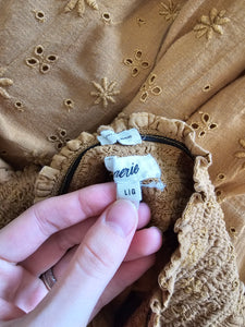 Aerie Brown Embroidered Dress (L)