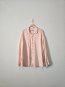 Flax Pink Linen Button Up (2X)