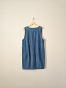 Vintage Denim Mini Dress (L)