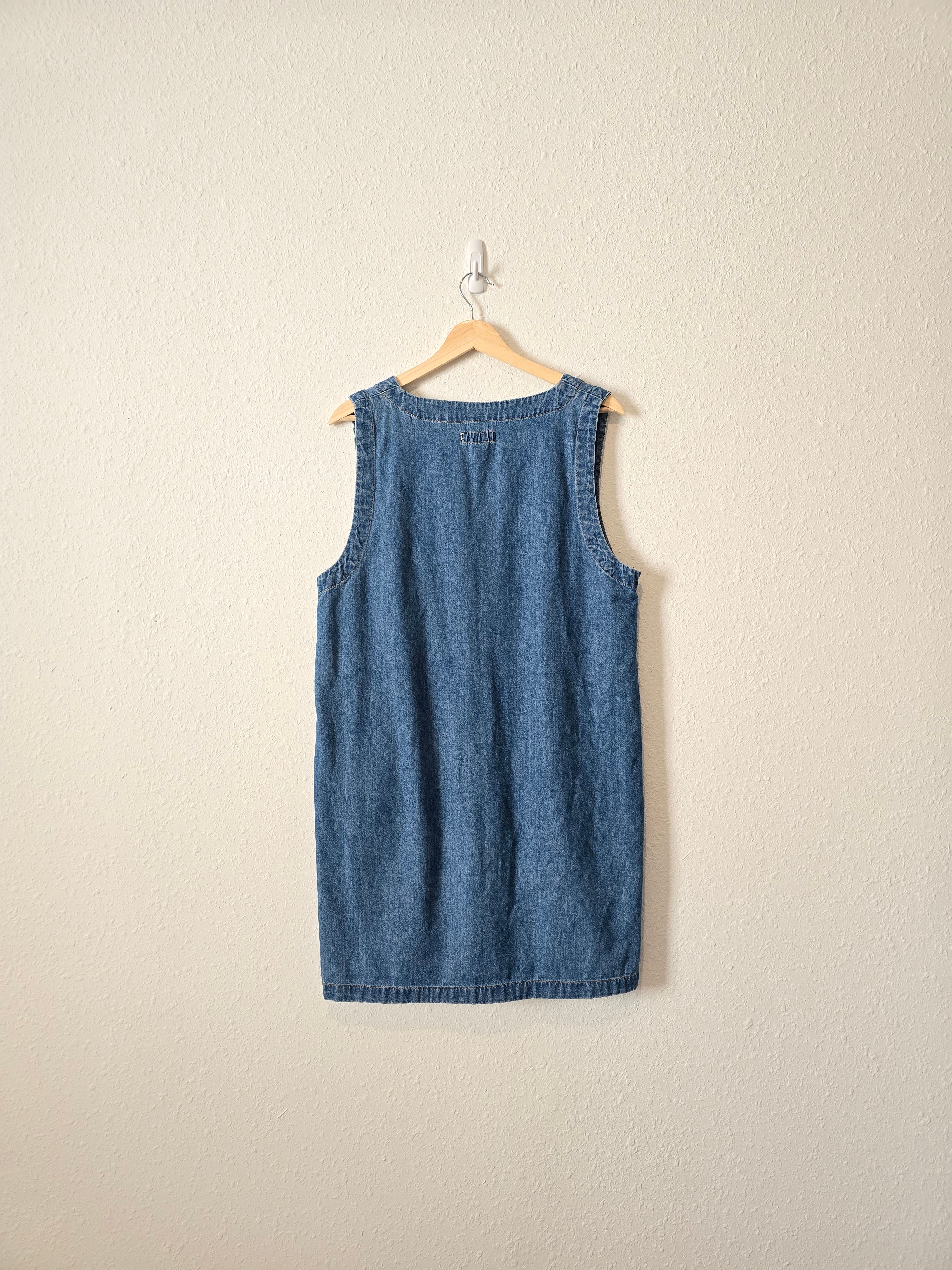 Vintage Denim Mini Dress (L)