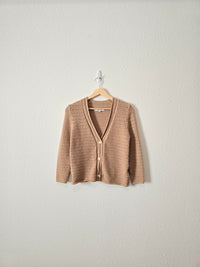 Neutral Textured Sweater (S)