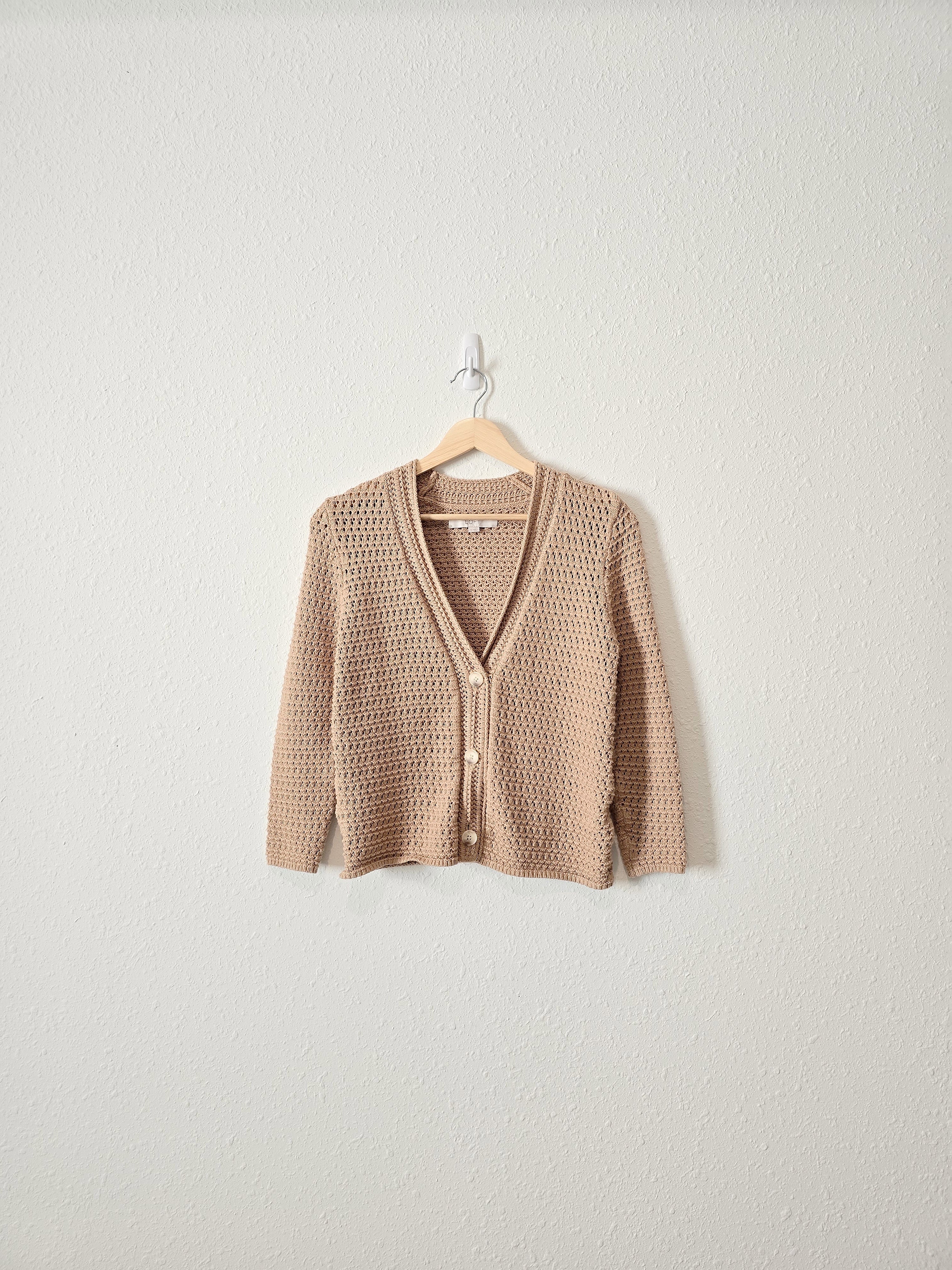 Neutral Textured Sweater (S)