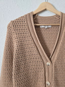 Neutral Textured Sweater (S)