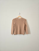 Neutral Textured Sweater (S)