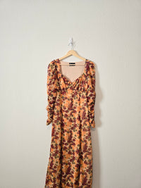 Asos Floral Sweetheart Midi Dress (4)