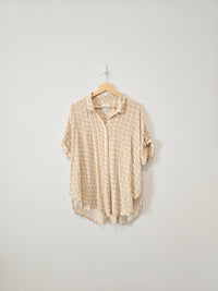 Oversized Sun Button Up (L)