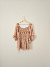 Hayden Floral Smocked Top (L)