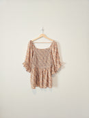 Hayden Floral Smocked Top (L)