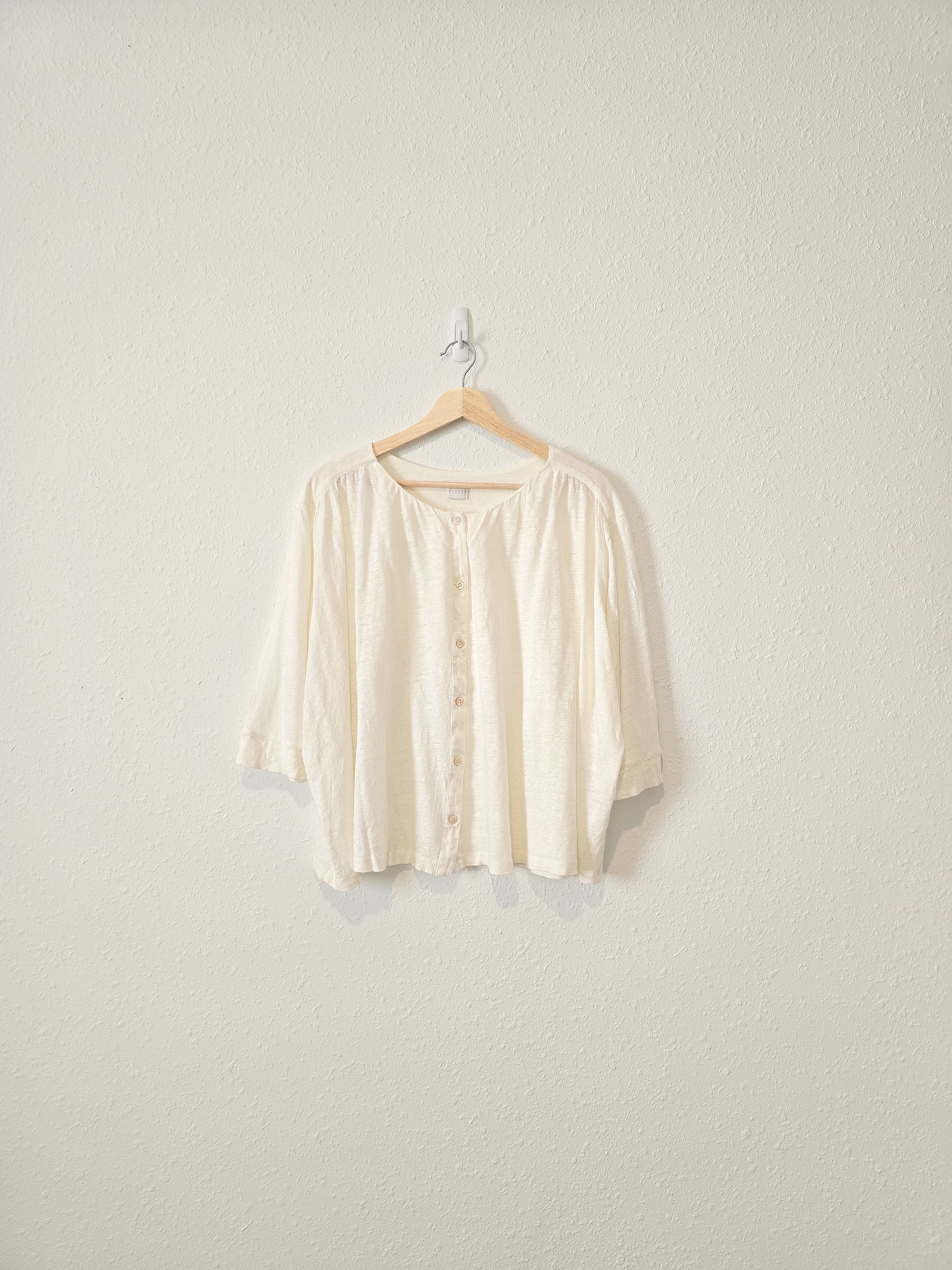 Poetry Flowy Linen Blouse (14)