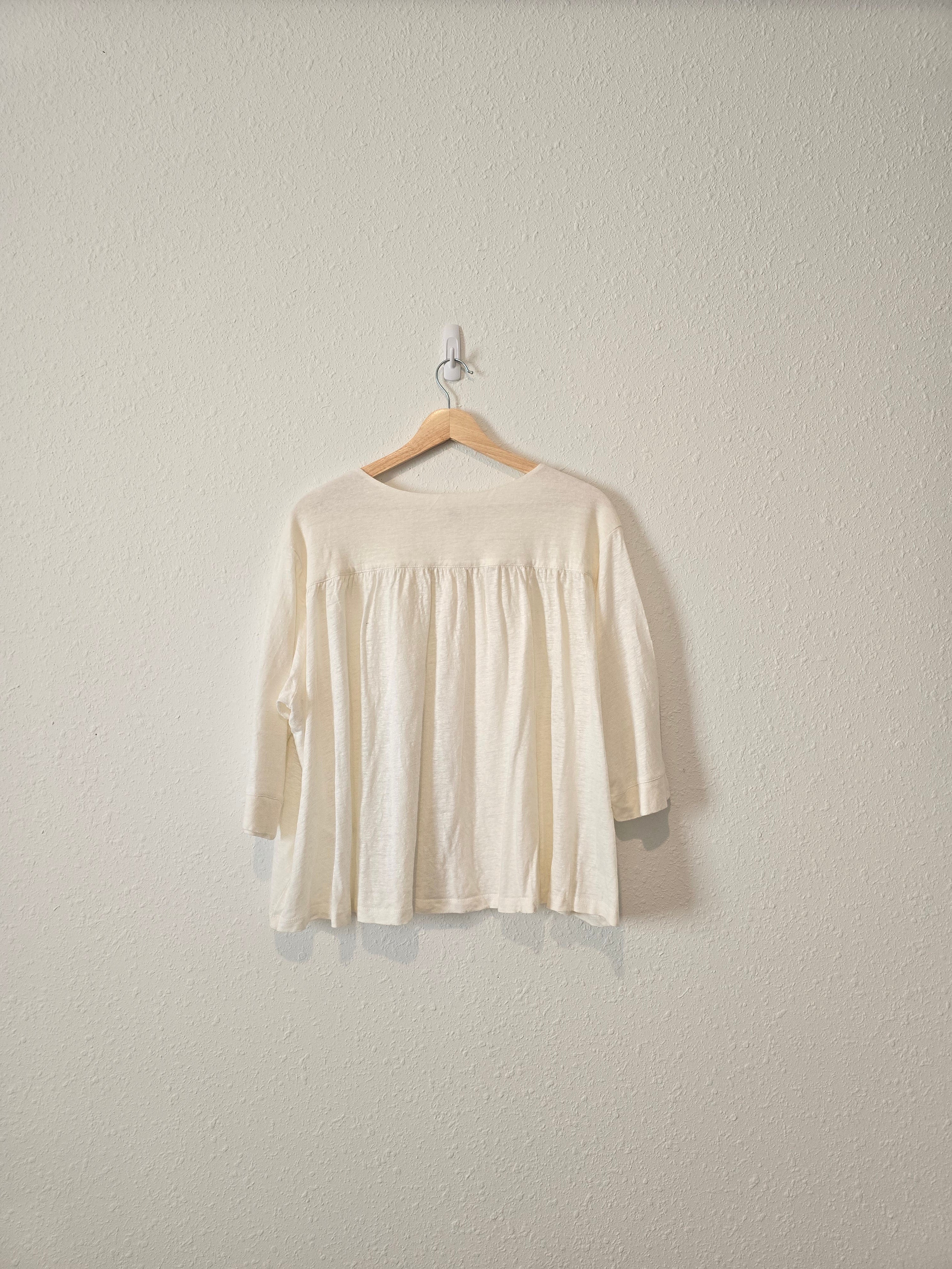 Poetry Flowy Linen Blouse (14)