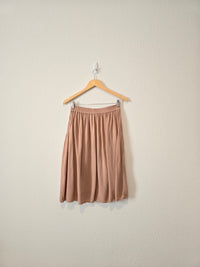 Button Up Midi Skirt (M)