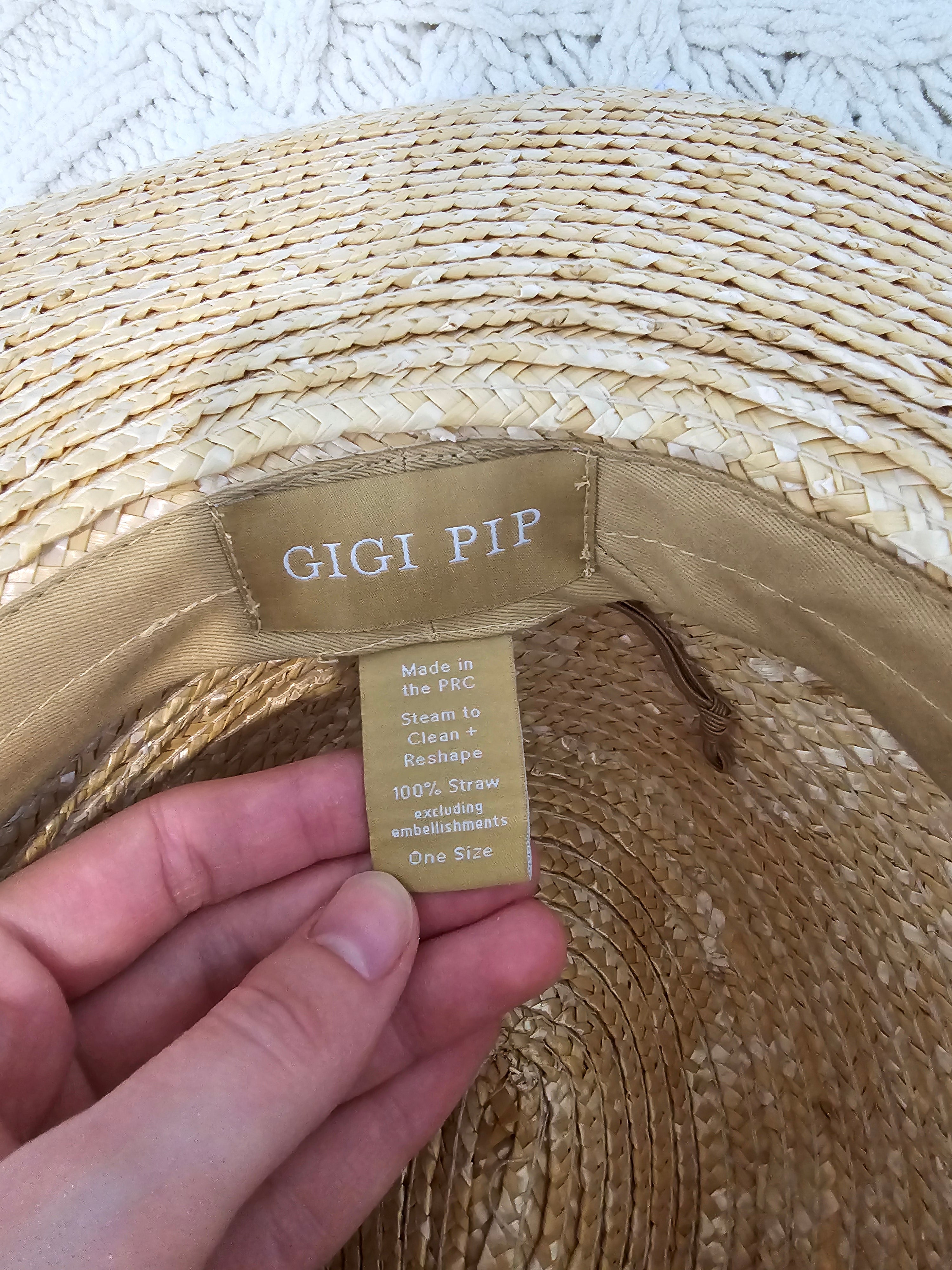 Gigi Pip Straw Hat (OS)