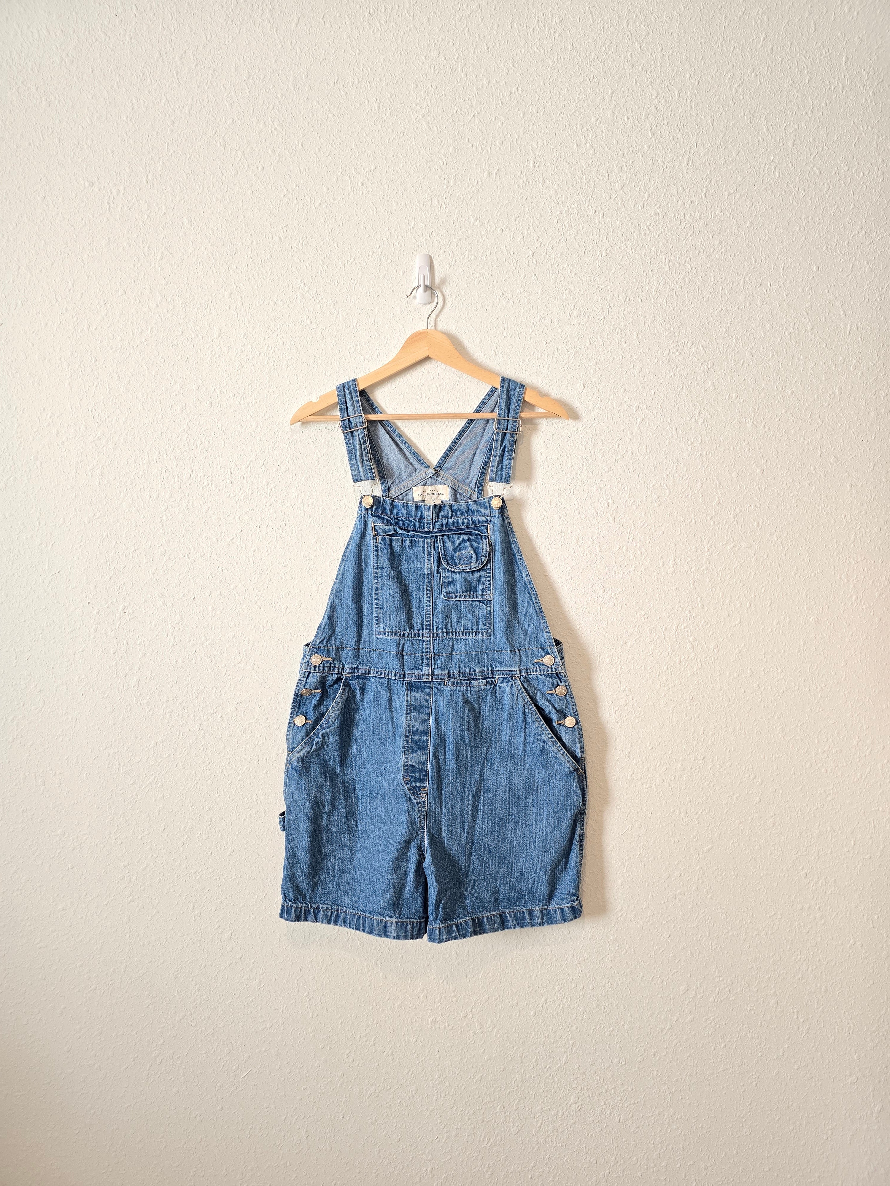 Vintage Denim Shortalls (M)