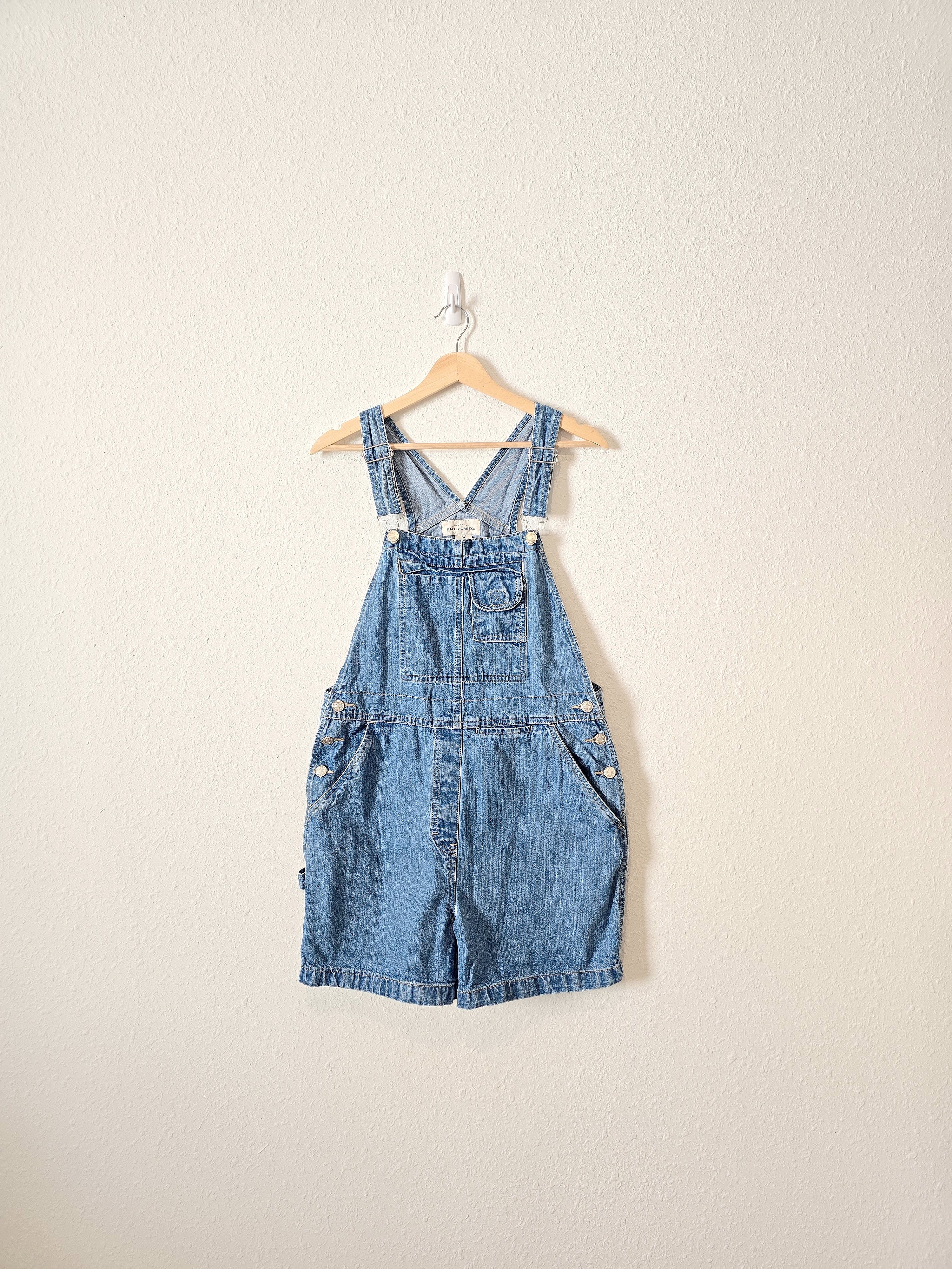 Vintage Denim Shortalls (M)