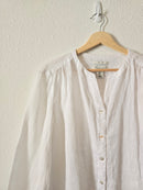 White Linen Button Up (S)