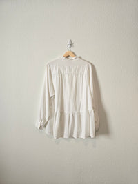 White Cotton Button Up (XL)