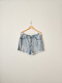 Madewell Momjean Denim Shorts (32)