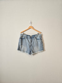 Madewell Momjean Denim Shorts (32)