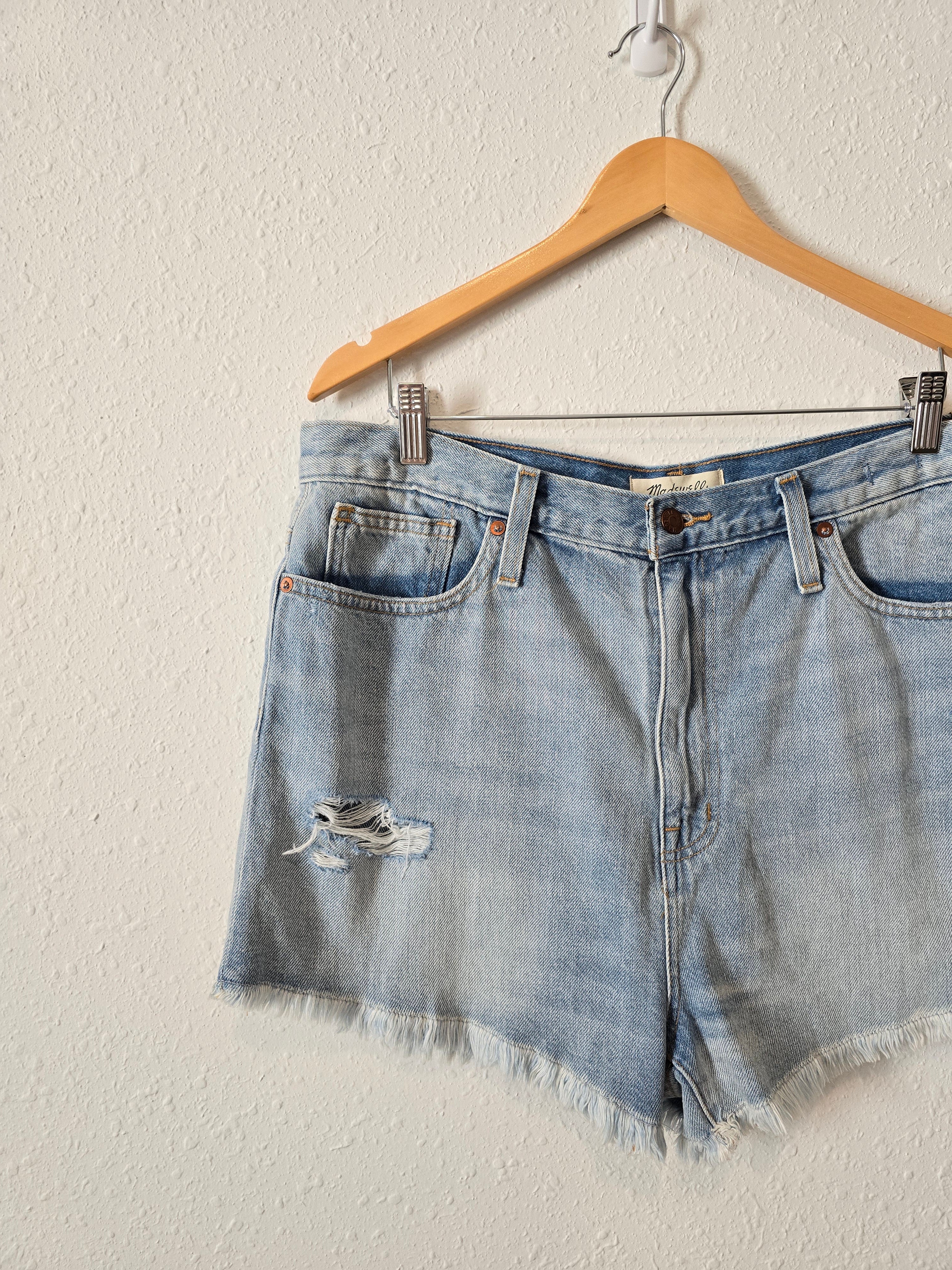 Madewell Momjean Denim Shorts (32)