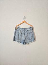 Madewell Momjean Denim Shorts (32)