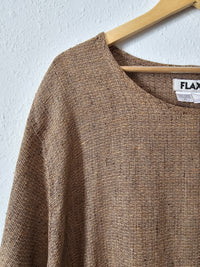 Flax Earthy Linen Top (3X)