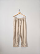 J.Crew Neutral Linen Blend Pants (MT)