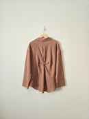 Oversized Textured Button Up (L)