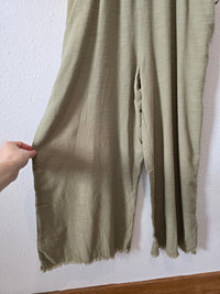 Sage Wide Leg Jumpsuit (L)